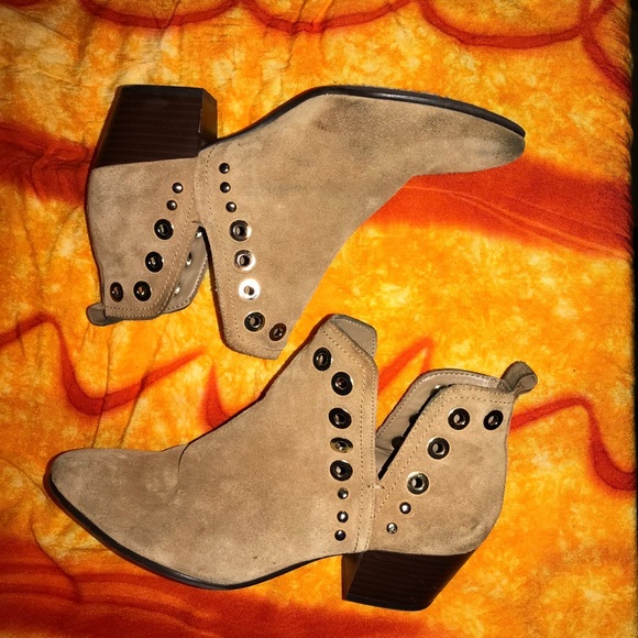 Sam Edelman Shoes - Sam Edelman grommet suede booties